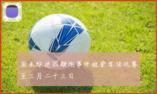 国米球迷因鞭炮事件被禁客场观赛至三月二十三日
